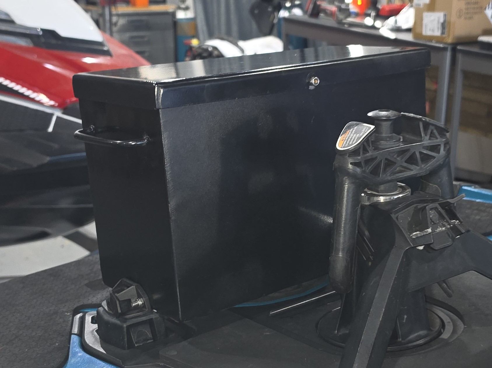 JFM Battery Box mounted on a jet ski
