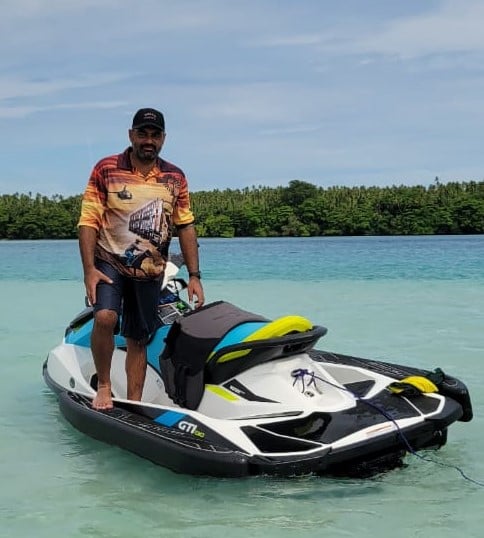 Sea-Doo GTI with collars fitted