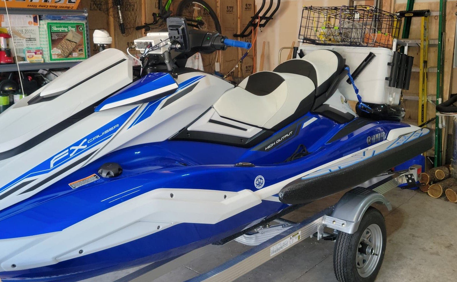 Yamaha FXHO with collars fitted