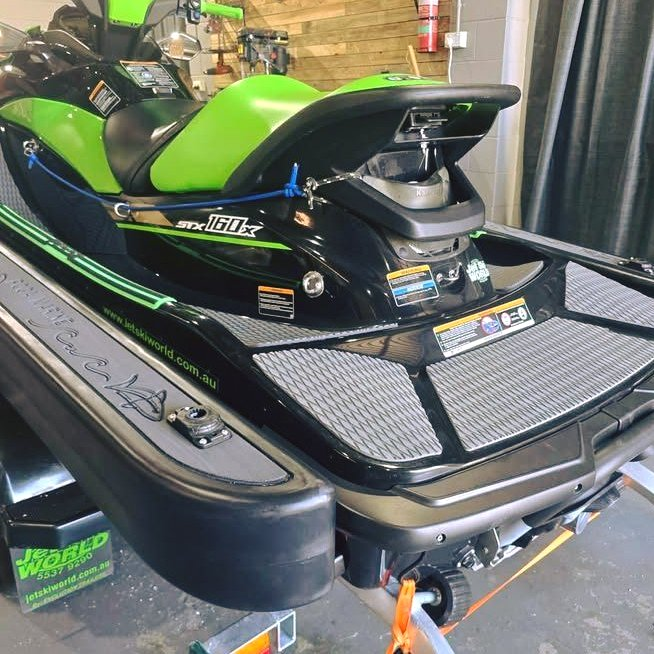 Kawasaki owner setup with collars fitted