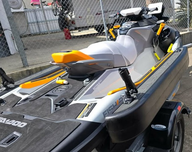 Sea-Doo FishPro with collars fitted