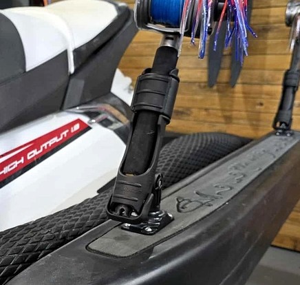 JFM Rod Holder fitted to a Gen 4 Collar accessory mount